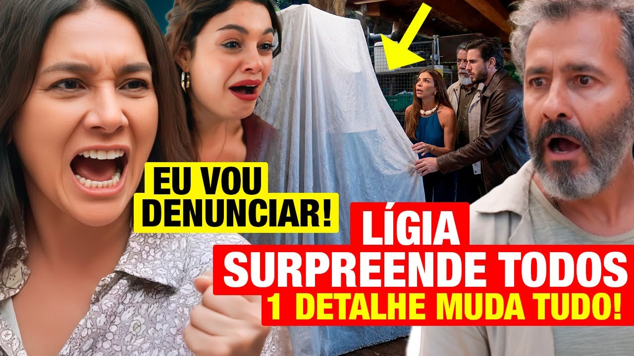 TRÊS GRAÇAS: SEGUNDA 26/01: Lígia DENUCIA JOAQUIM PRA PAULINHO, mas GERLUCE CONFESSA TUDO!