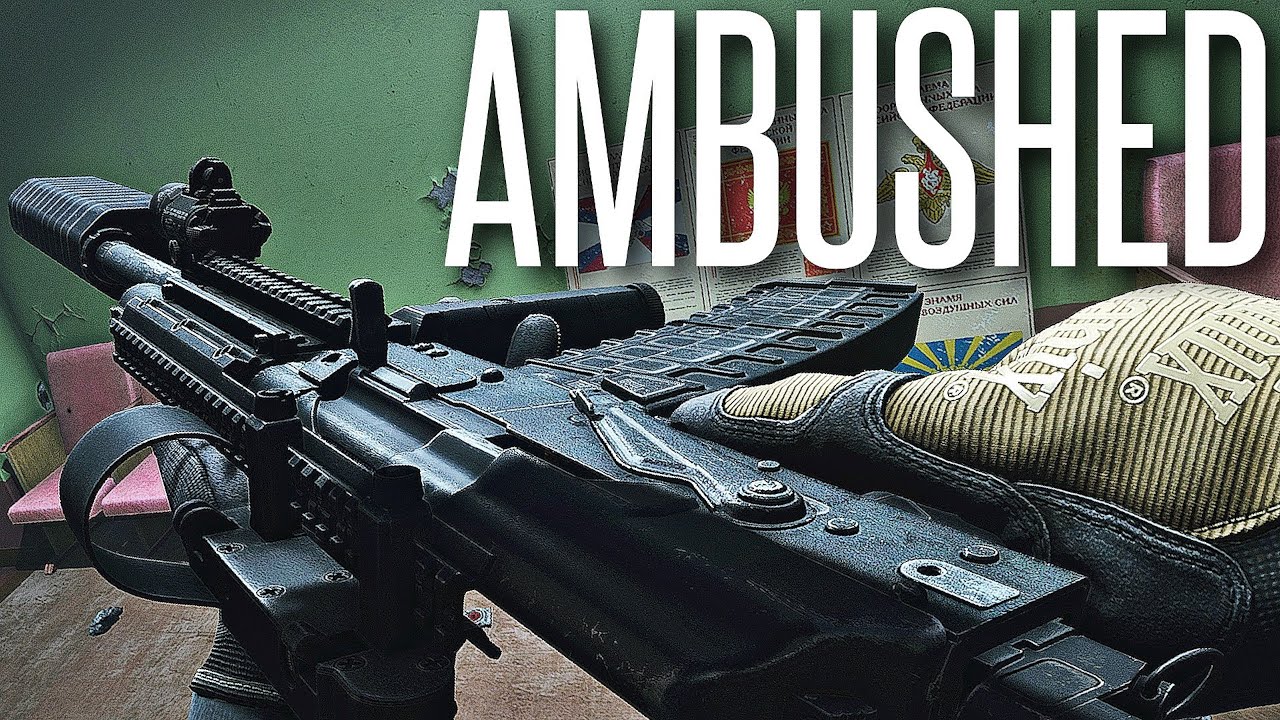 AMBUSHED BY THE NEW SCAV BOSS OF LABS - Escape From Tarkov Saiga-12 Gameplay