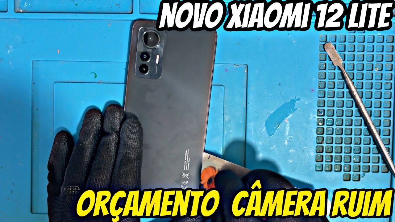 Como abrir Xiaomi 12 Lite  Sem quebrar tampa traseira de vidro | Xiaomi 12 Lite câmera ruim