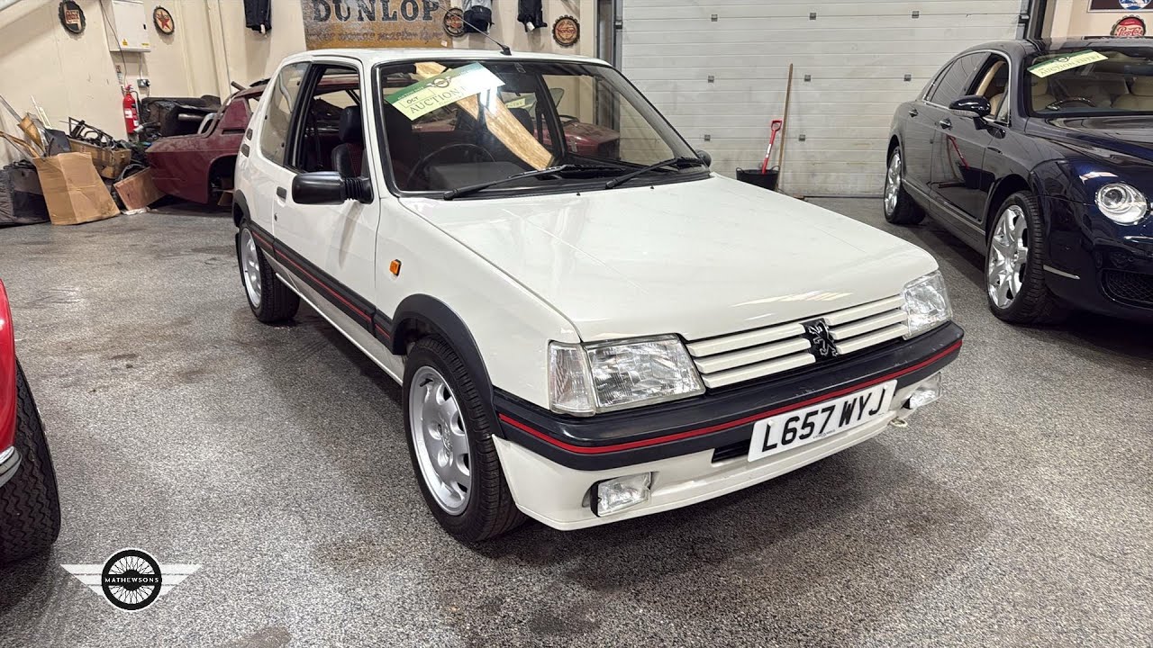 1993 PEUGEOT 205 GTI | MATHEWSONS CLASSIC CARS | AUCTION: 8, 9 & 10 OCTOBER 2025