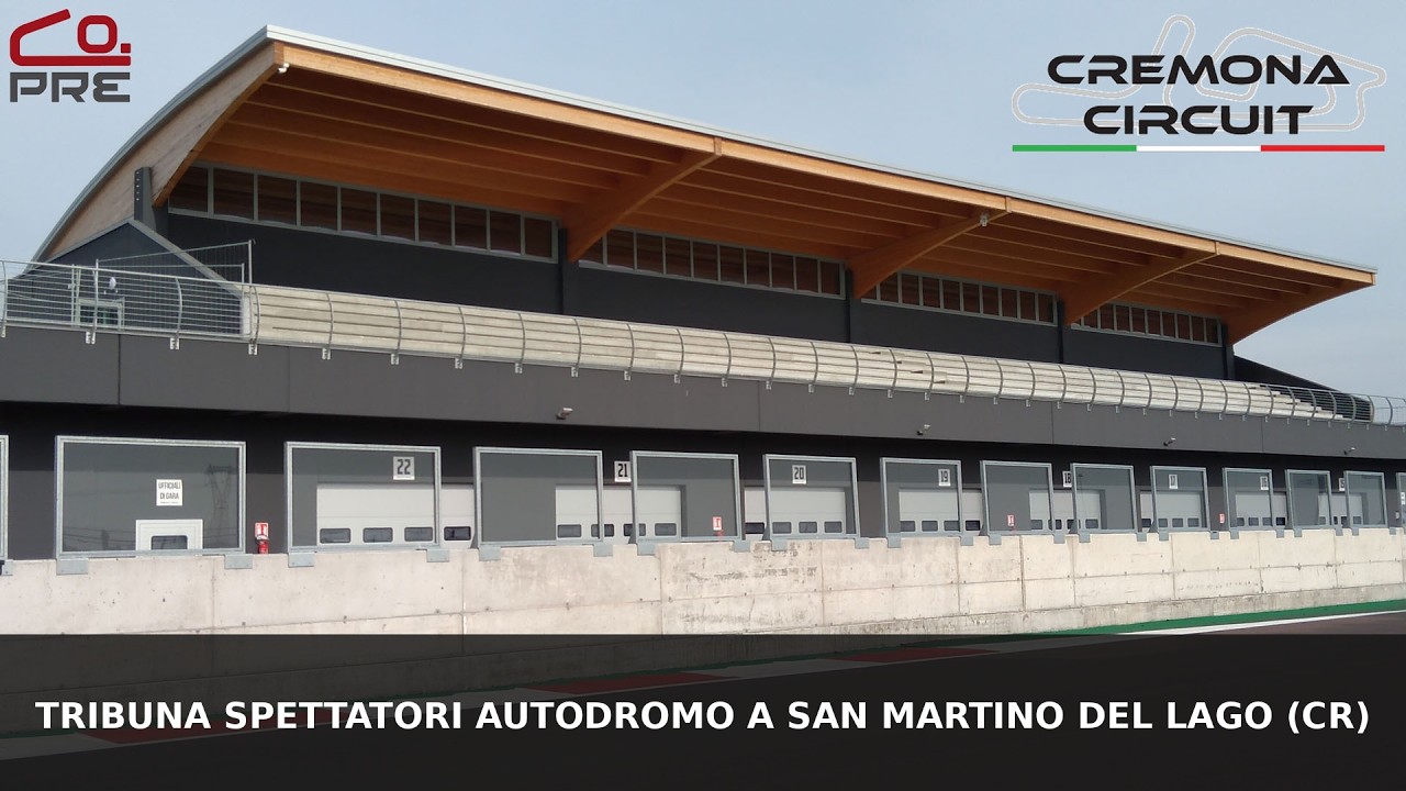 TRIBUNA AUTODROMO A SAN MARTINO DEL LAGO (CR)