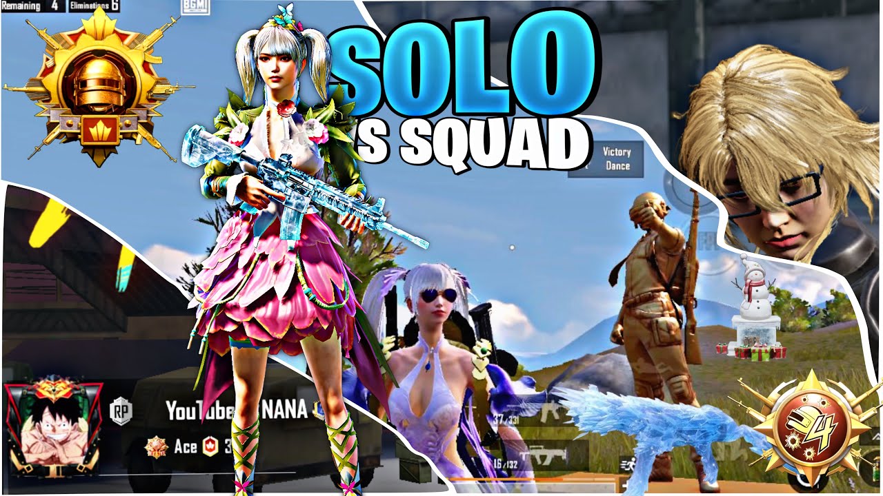 BGMI 4 finger + gyroscope 1v4 Clutch MVP🏆⚡️60 FPS [ YouTube NANA 7📈  ]