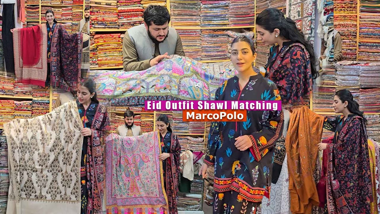 Eid Outfit Matching Shawl Selection | Marco Polo F6 Islamabad | 20% Discount on Everything