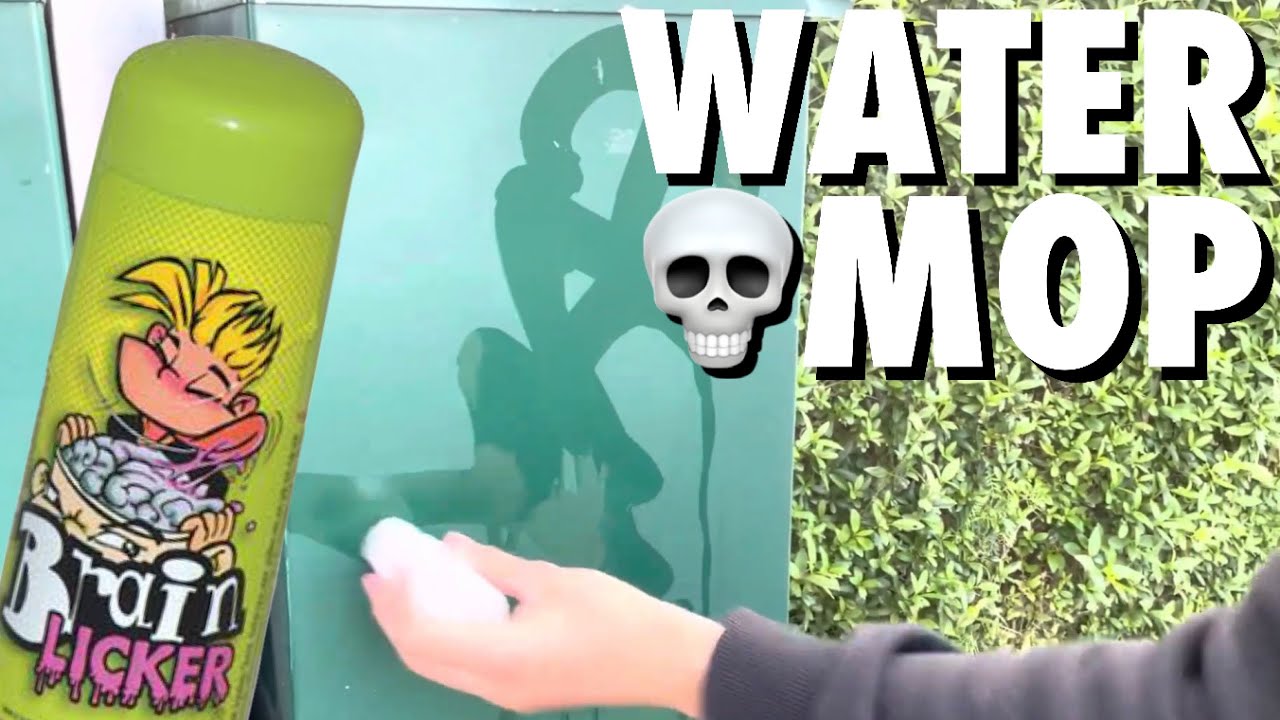 Как сделать водяную швабру для граффити (ужасно💀)