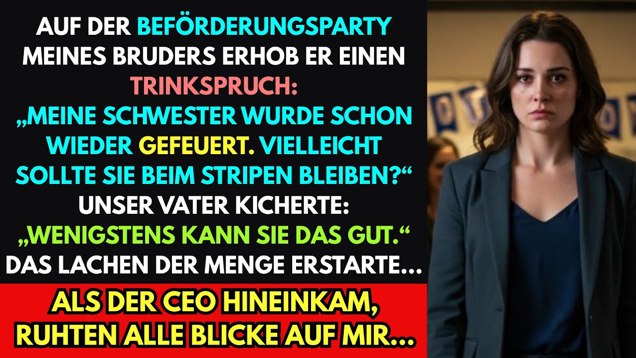 Mein Bruder sagte, ich solle mich ausziehen – doch als der CEO erschien, verging ihm das Grinsen.