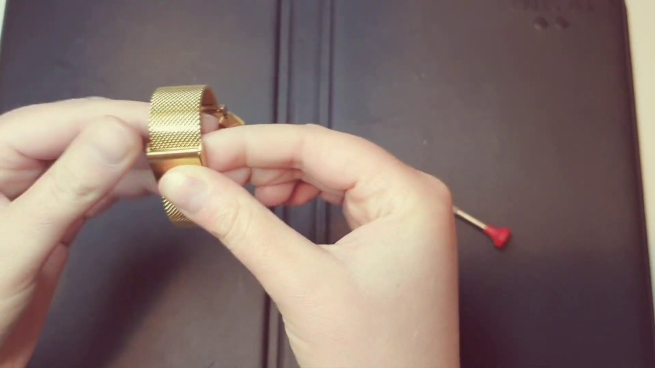 Stalen mesh horlogeband verstellen in 30 sec. | Mooihorloge.nl