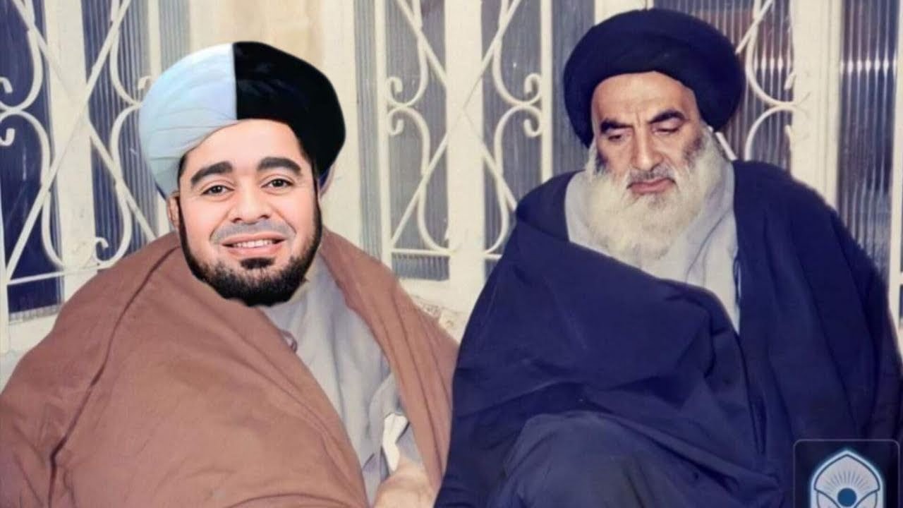 رامي عيسى يتقمص دور السيد حيدر ويباغت وكيل السيستاني؟😆😁هتموووت ضحك