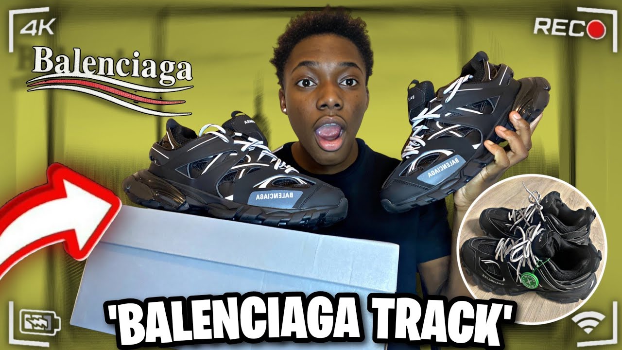 BALENCIAGA TRACK &lsquo;BLACK&rsquo; SNEAKERS UNBOXING | REVIEW + ON FEET!