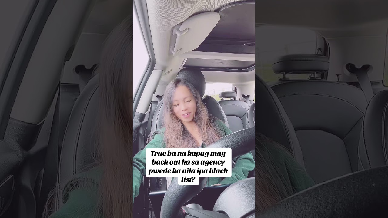 TRUE BA NA KAPAG MAG BACK OUT KA PWEDE KA IPA BLACK LIST NG AGENCY MO SA MGA EMPLOYER AT AGENCY ?