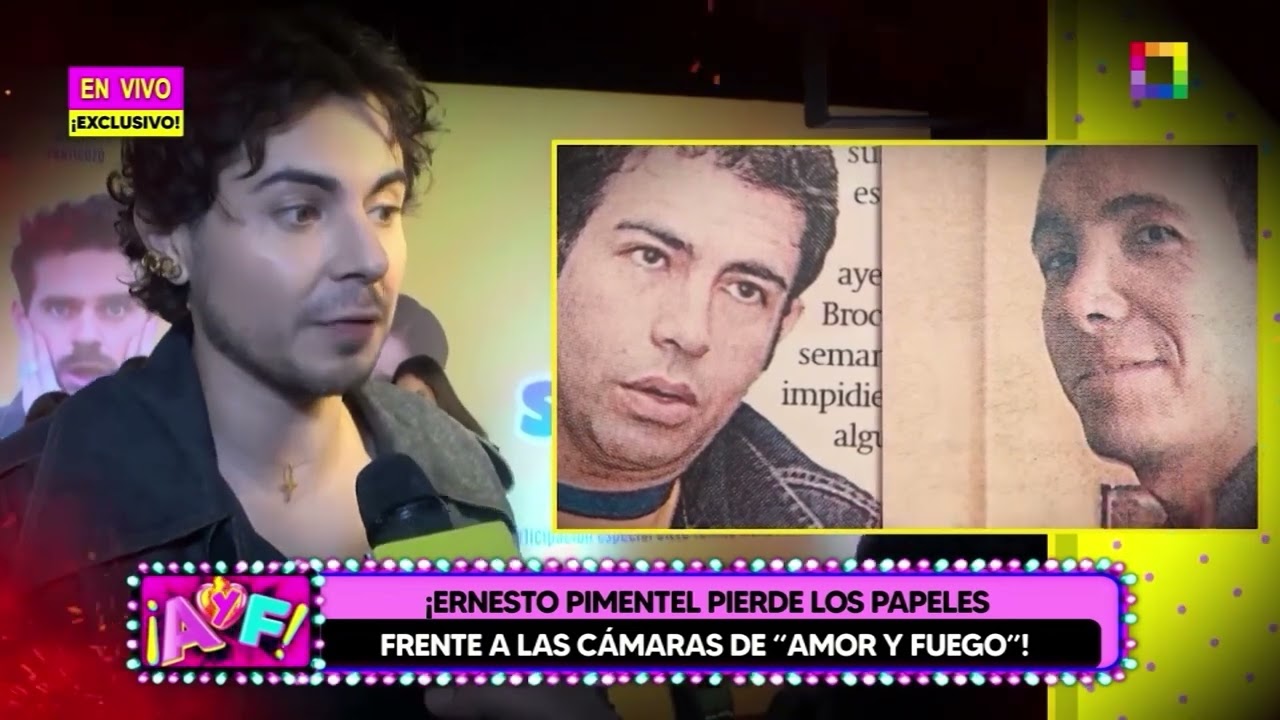 Amor y Fuego - JUN 12 - ERNESTO PIMENTEL PIERDE LOS PAPELES FRENTE A LAS CÁMARAS DE “AMOR Y FUEGO”