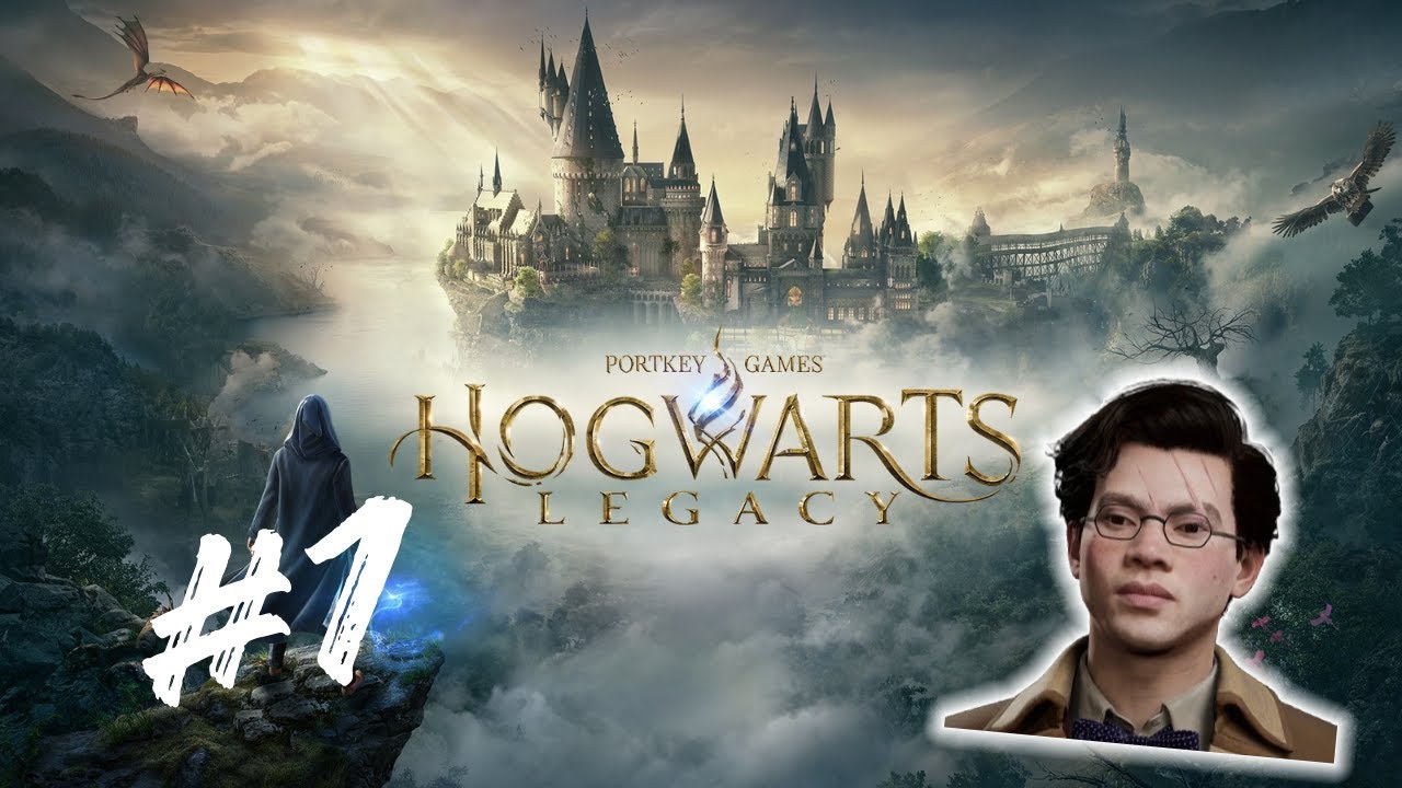 My character sounds like he's talking into a toilet bowl | Hogwarts Legacy ep1