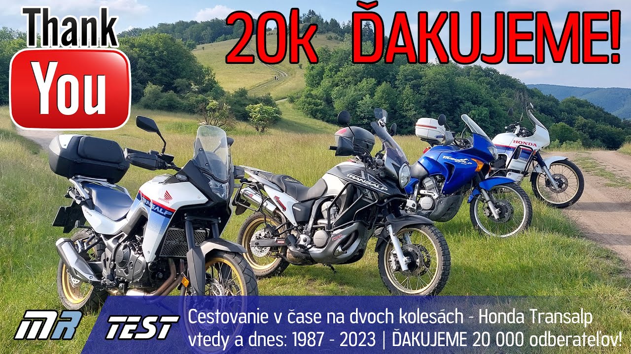 Cestovanie v čase  - Honda Transalp vtedy a dnes: 1987 - 2023 - [ENG SUB!] - motoride.sk