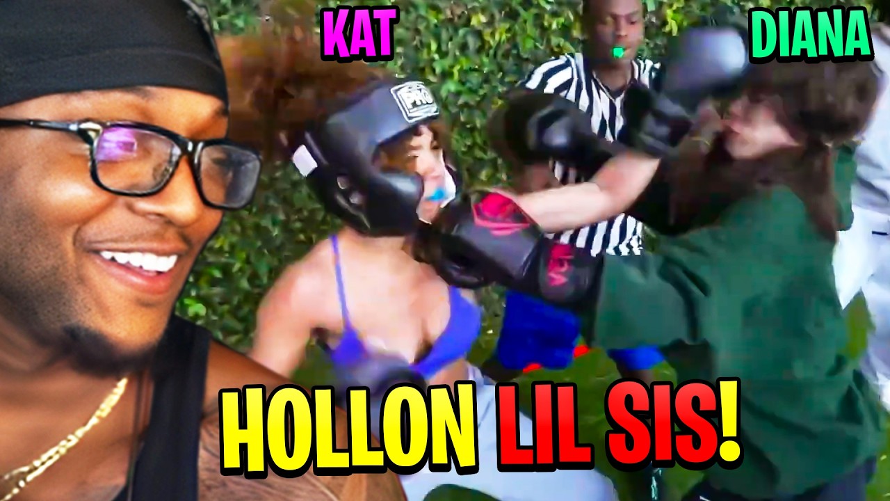LIL SIS WAS THROWING MF HANDS!  (KVRTEZ VS DIANA LIM)