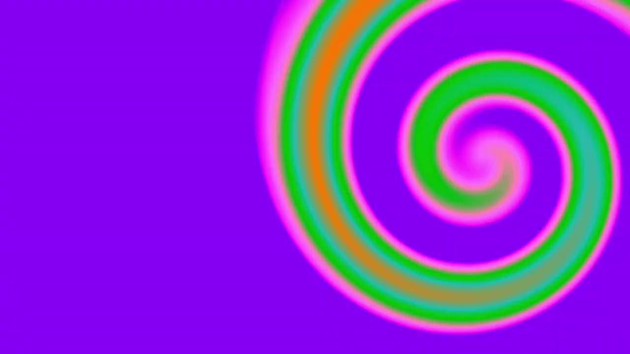TV backlight color test - Swirl