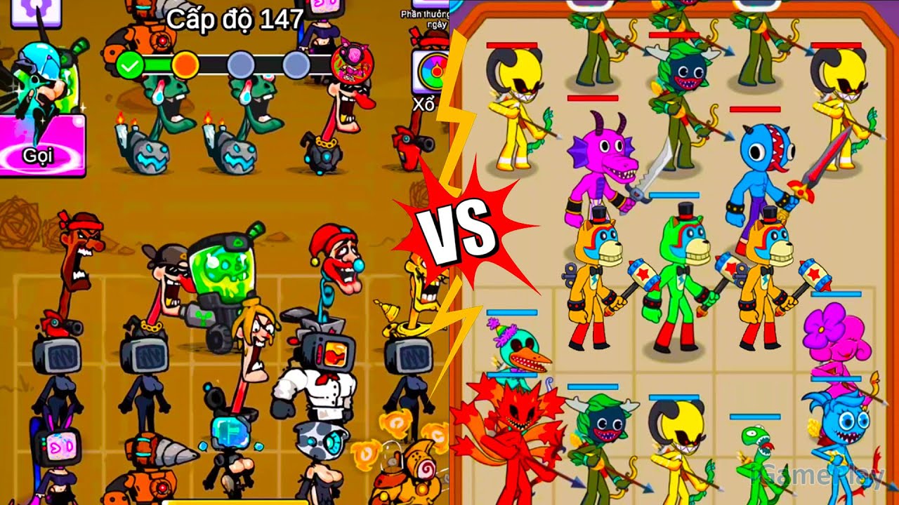 Battle warriors Strategy game Vs Merge Monster Friends ⭐ Merge Simulator Battles