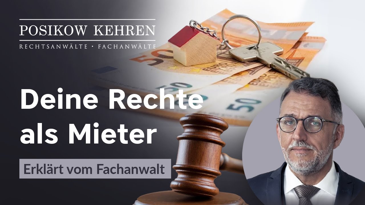 Das muss jeder Mieter wissen - Top 5 Rechte - Anwalt erklärt Mietrecht