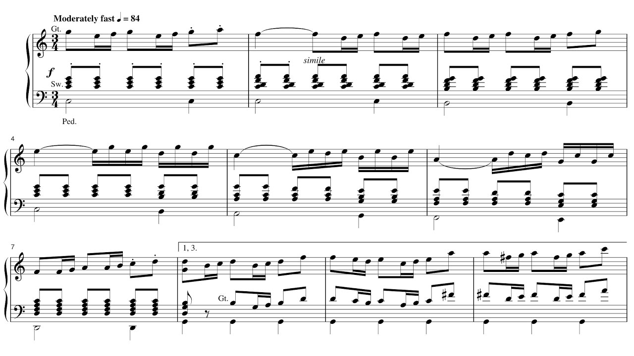 YOUNG - Prelude in Classic Style (SCORE)