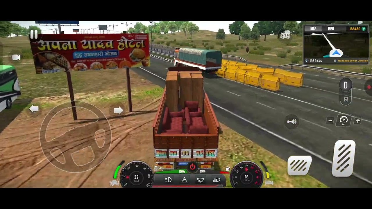 Truck master india l mobile gameplay l dangerous road