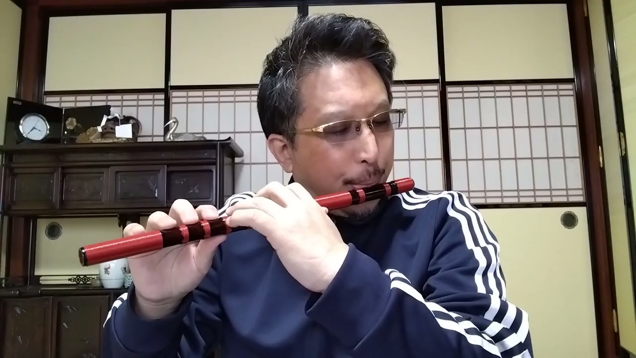 篠笛（神楽笛）演奏⛩️　「君が代」 🇯🇵Japanese national Anthem Kimigayo🎌国歌🗾🫶🎎🪷🪨🦃🌸