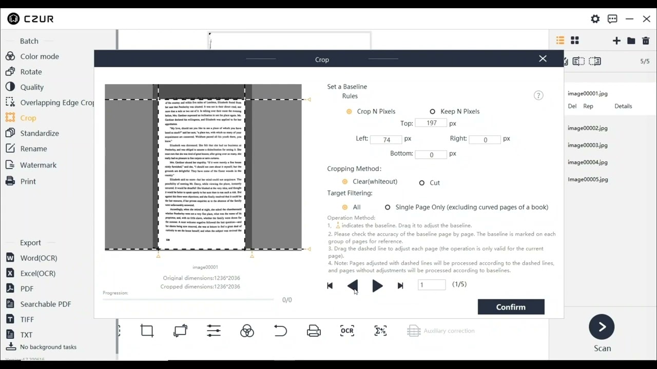 New Cropping Feature (2022) for the Aura CZUR Book Scanner