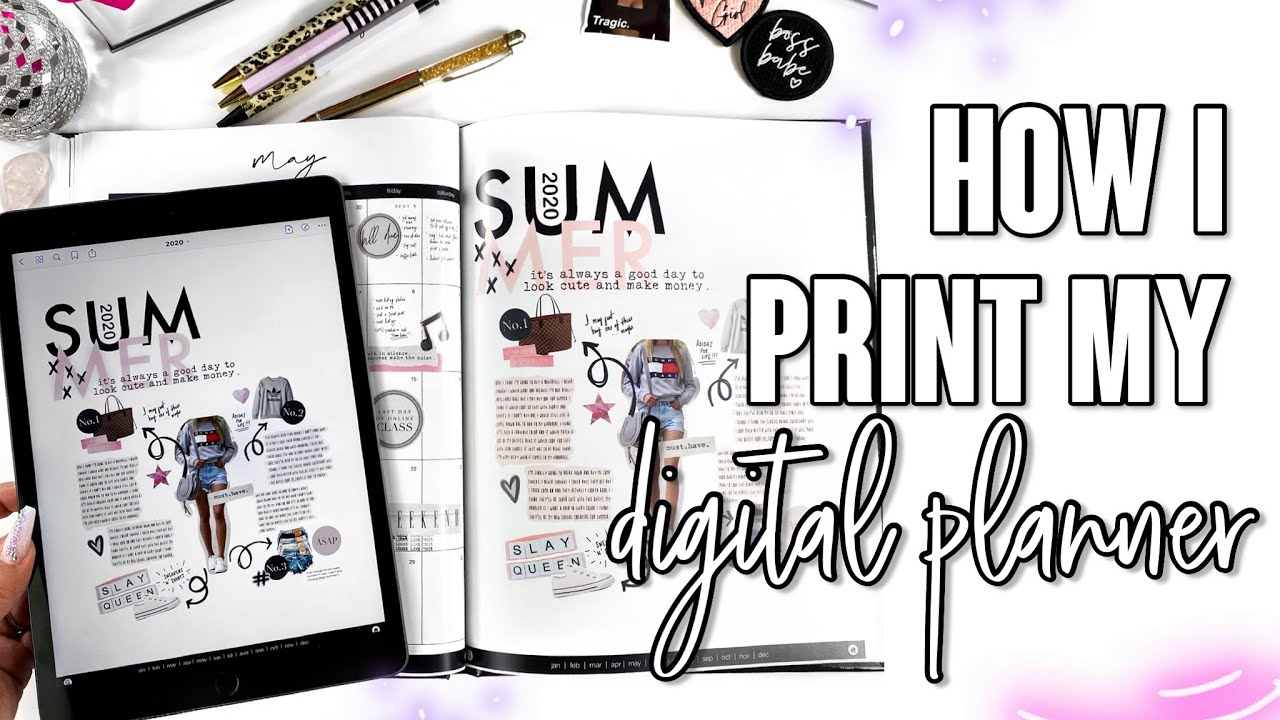How I Print My Digital Planner | Printing with Mixbook | Digital Planning