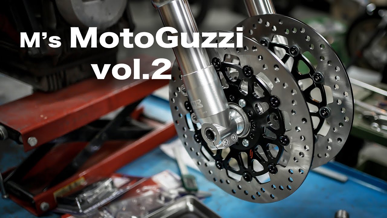 [#2]M's MotoGuzzi custom フォーク&ホイールハブ