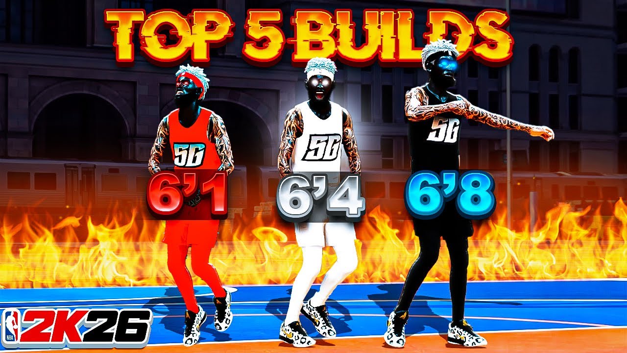 BEST GAME BREAKING BUILDS in NBA 2K26! *NEW* MOST OVERPOWERED BUILDS! best build 2k26