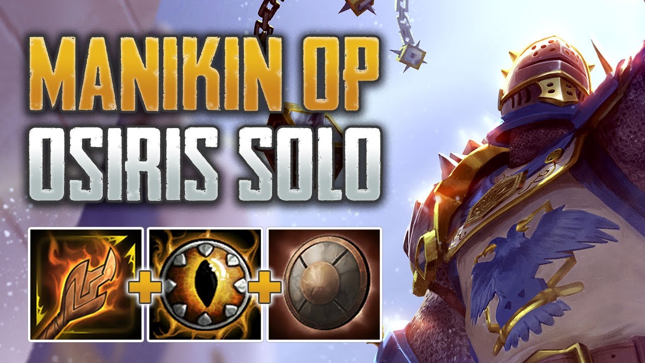 MANIKIN SLAPS! Osiris Solo Gameplay (SMITE Conquest)