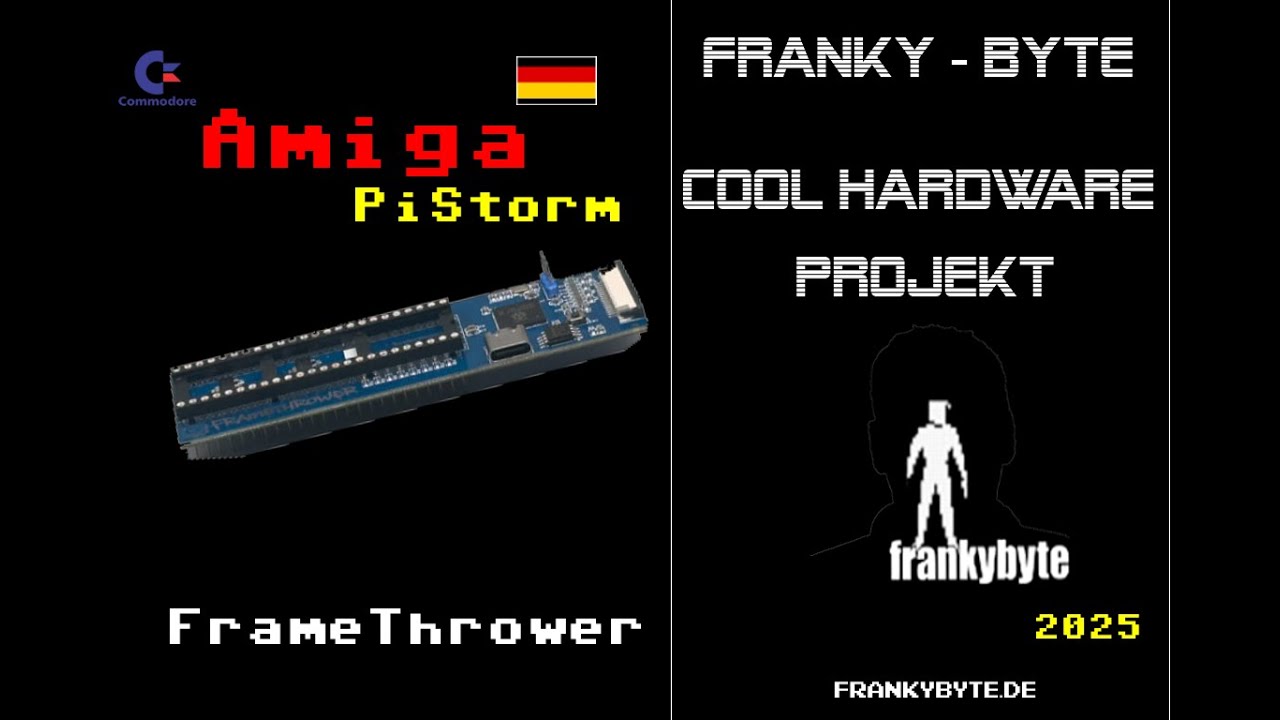 Amiga Cool Hardware: FrameThrower PiStorm, Einbau und config (2025)