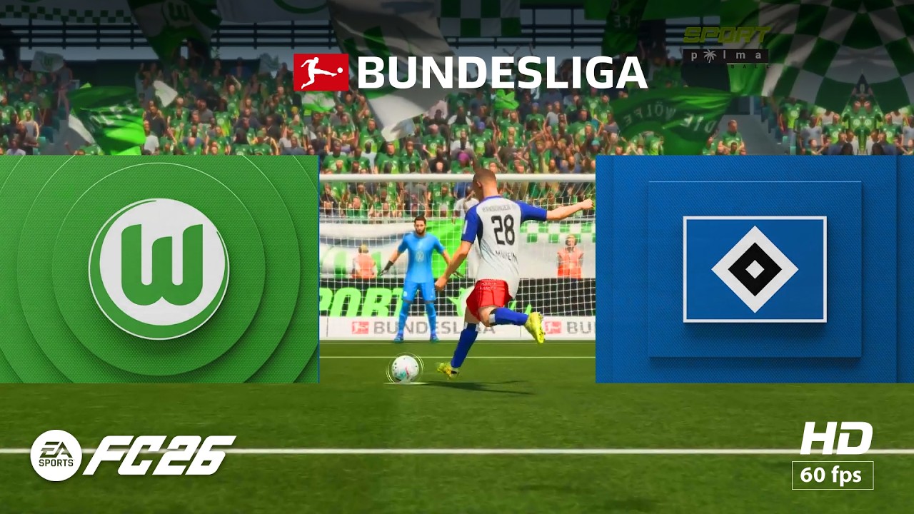 Wolfsburg vs Hamburger - Bundesliga | FC 26 - PC [HD60]