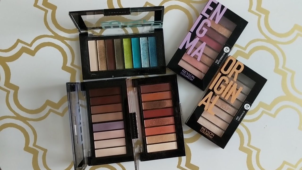 Revlon Looks Book SWATCHES! ALL Palettes // DRUGSTORE MONTH