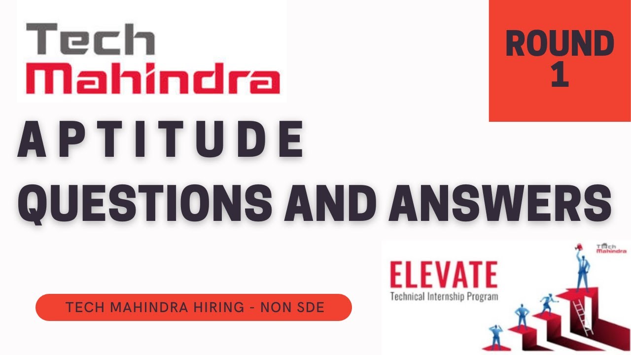 Tech Mahindra Aptitude Questions and Answers | Tech Mahindra Hiring 2023/24 | MUST DO BEFORE EXAMS