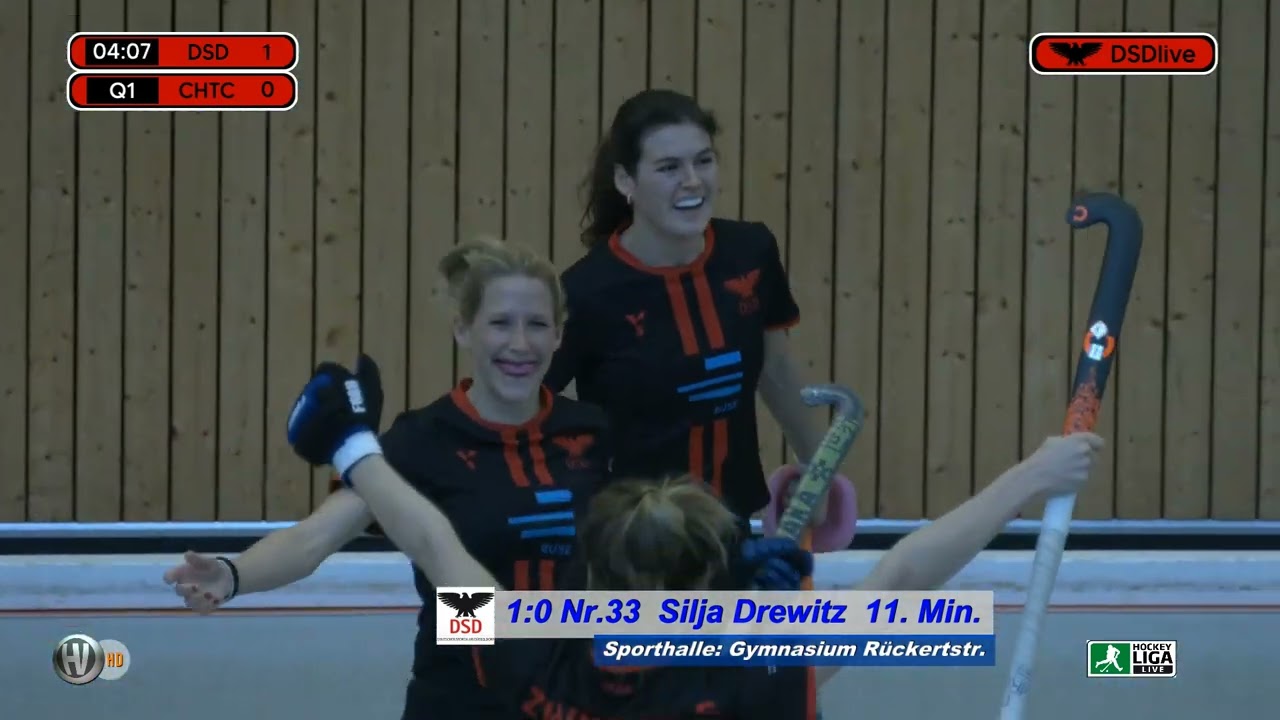 2. Hallenhockey Bundesliga Damen West DSD Düsseldorf vs. Crefelder HTC 02.02.2025 Highlights