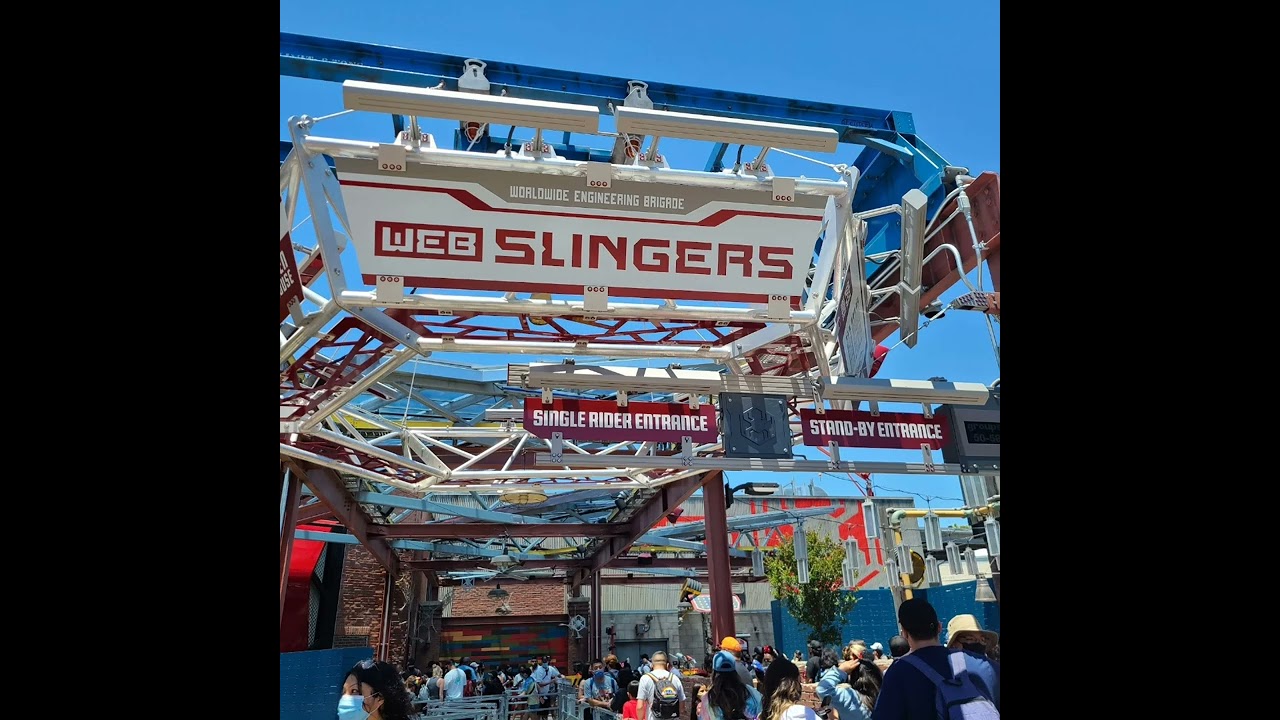 Spider Man Web Slingers Disney California Adventure impression 