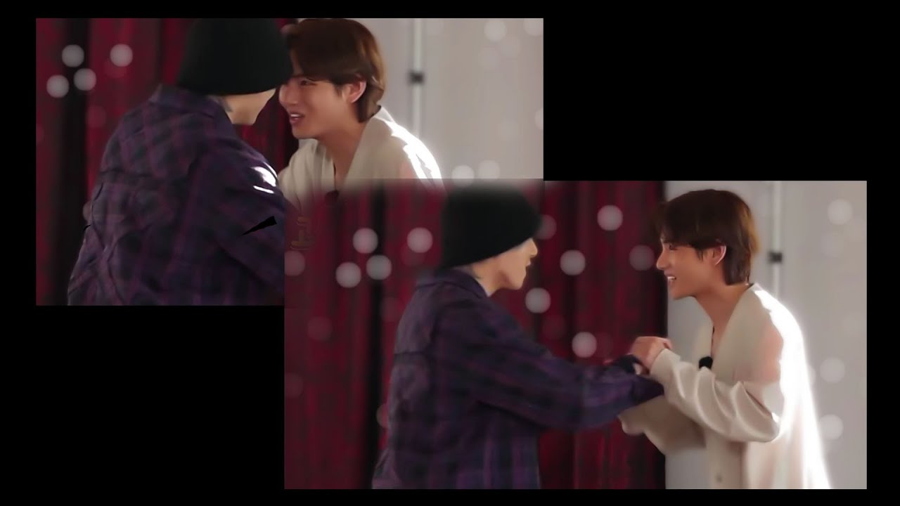 Jungkook was torn between helping or stopping him so they danced and held hands(Taekook analysis)