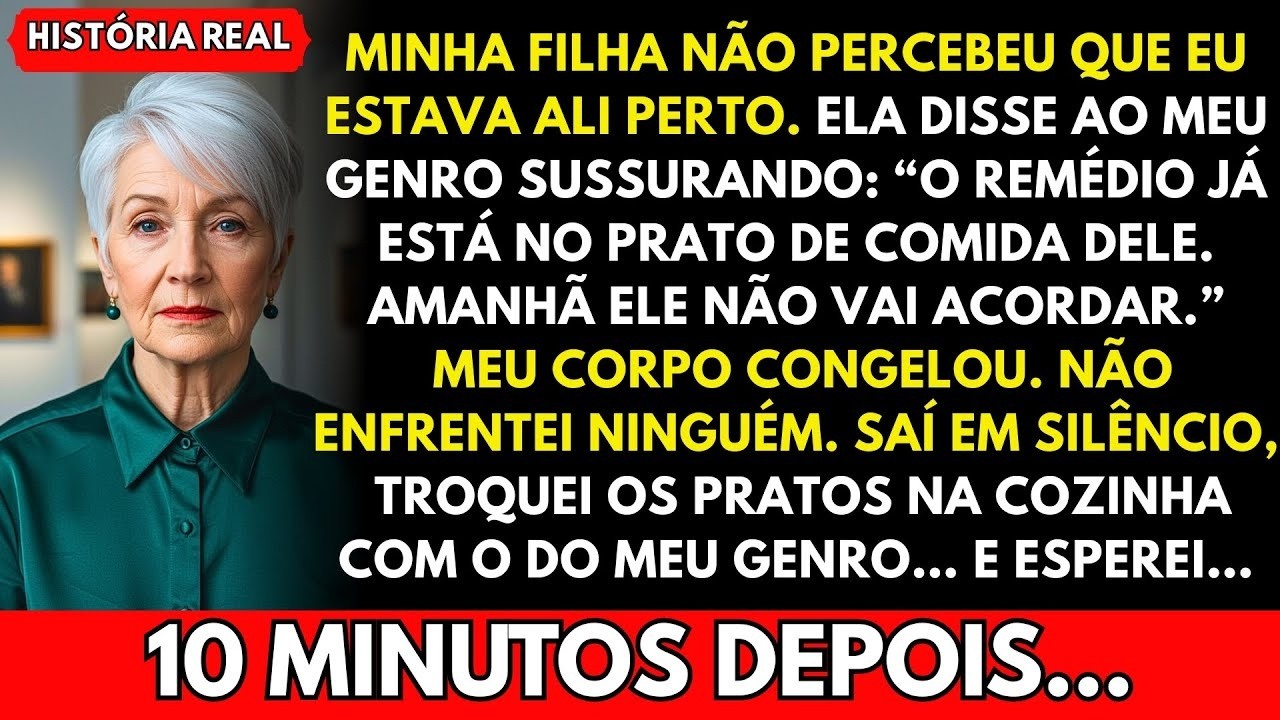 Voltei e ouvi minha filha sussurrando_ o rem&eacute;dio j&aacute; estava na comida. Amanh&atilde; eu n&atilde;o acordaria&hellip;