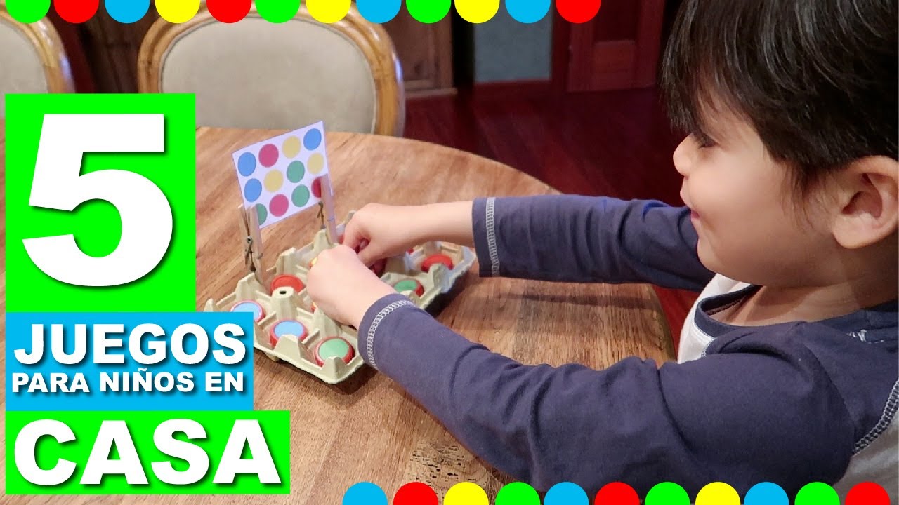 Juegos para niños 4 años en casa #conmigo