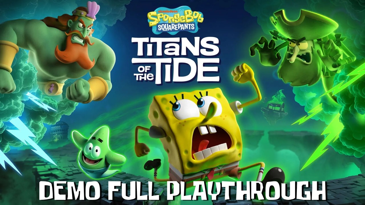 Is This The Best SpongeBob Game Yet? (Titans of the Tide Demo Full Playthrough)