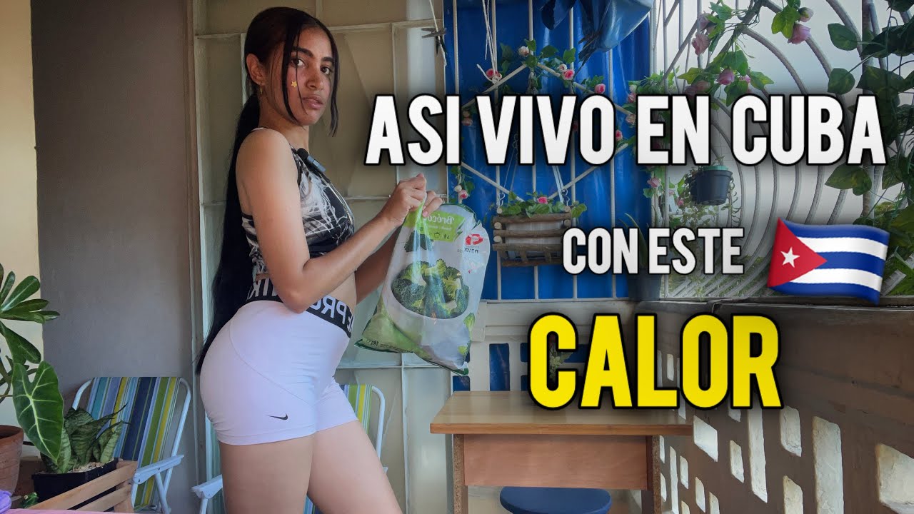 ASÍ VIVO YO. EN CUBA SE VIVE ASÍ CON ESTE CALOR.