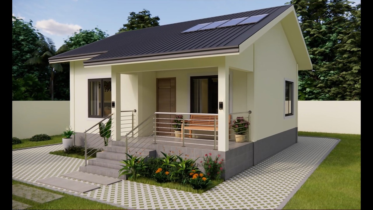 PERFECT 1 Bedroom House Design For you | 9m X 7m Small house design