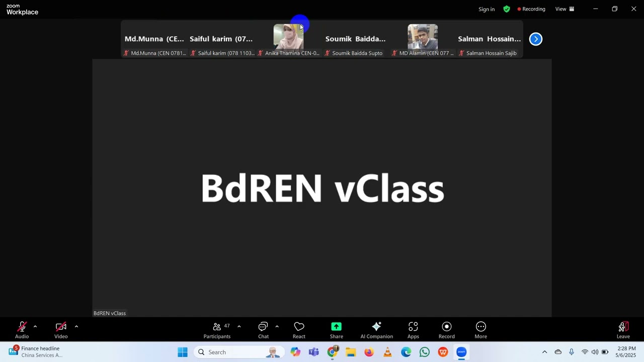 CE 411 ||online class 1||Farjana Akter|| Stamford University Bangladesh