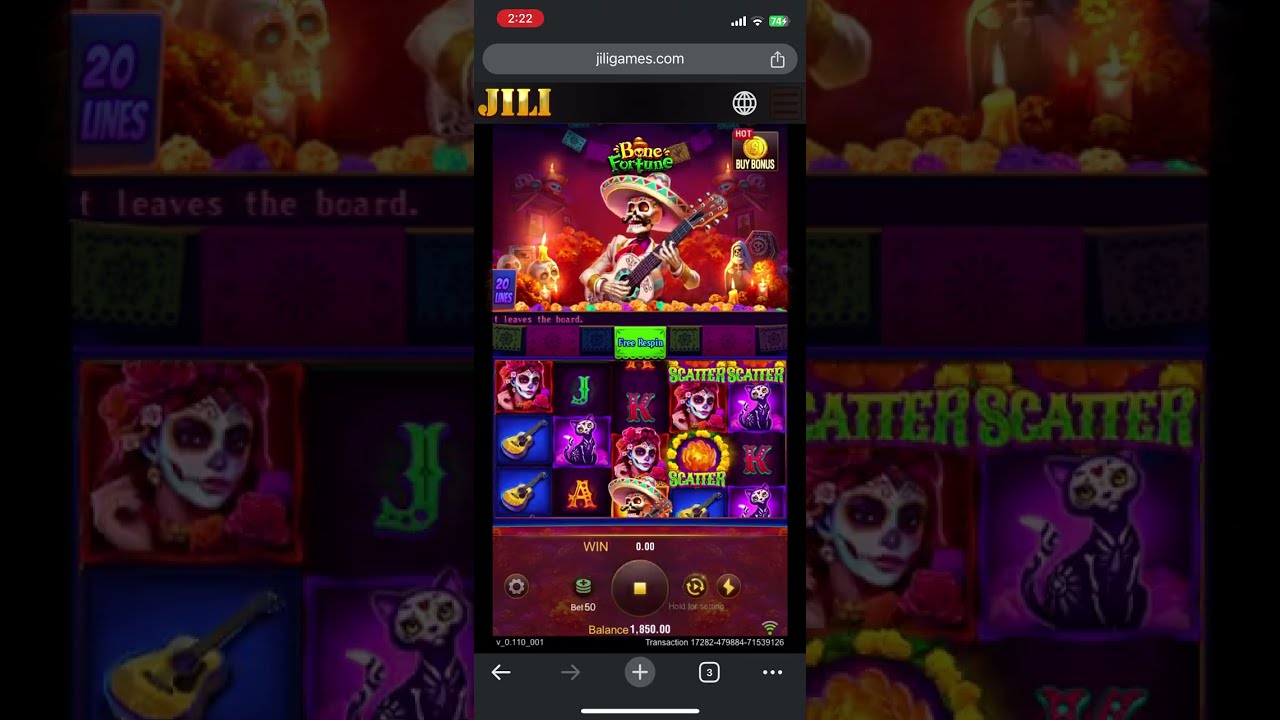 Bone fortune jili games 🏆 15k