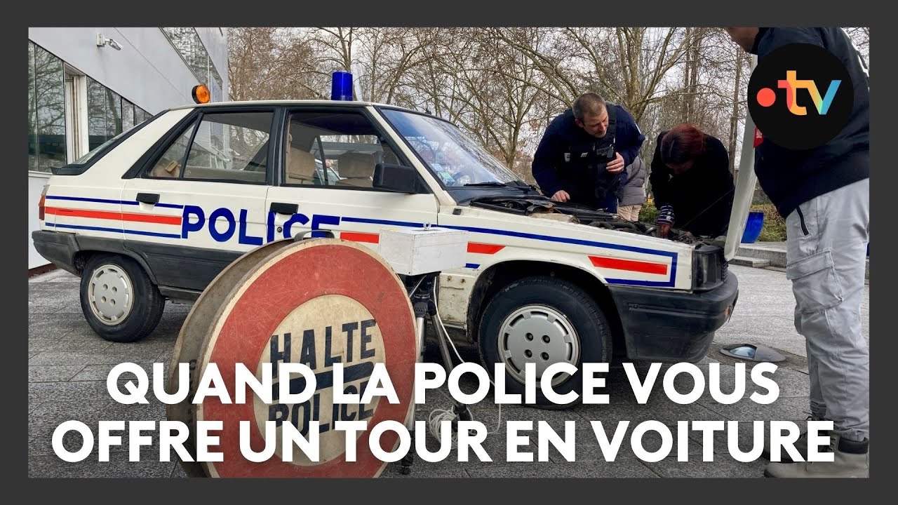 Quand la police vous offre un tour en voiture de collection