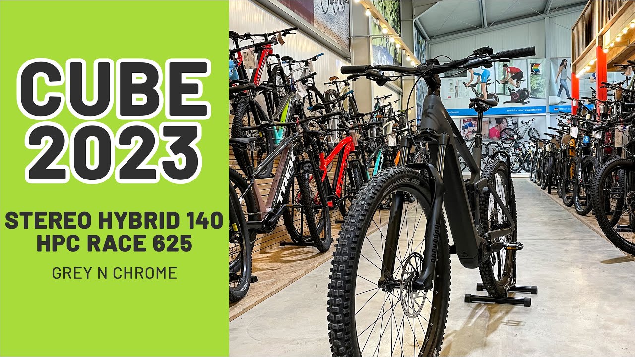 Cube Stereo Hybrid 140 HPC Race 625 grey n chrome 2023 (636102)