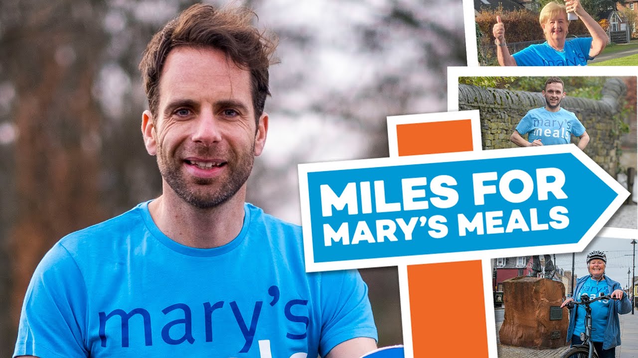 Mark Beaumont goes the extra mile for Mary's Meals! 💙