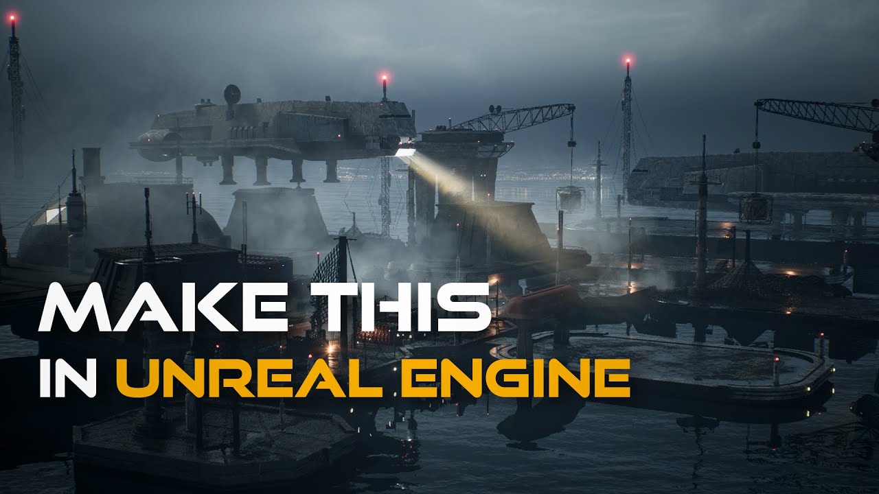 Make a StarWars inspired Scene in Unreal Engine - Free Kitbashing Set