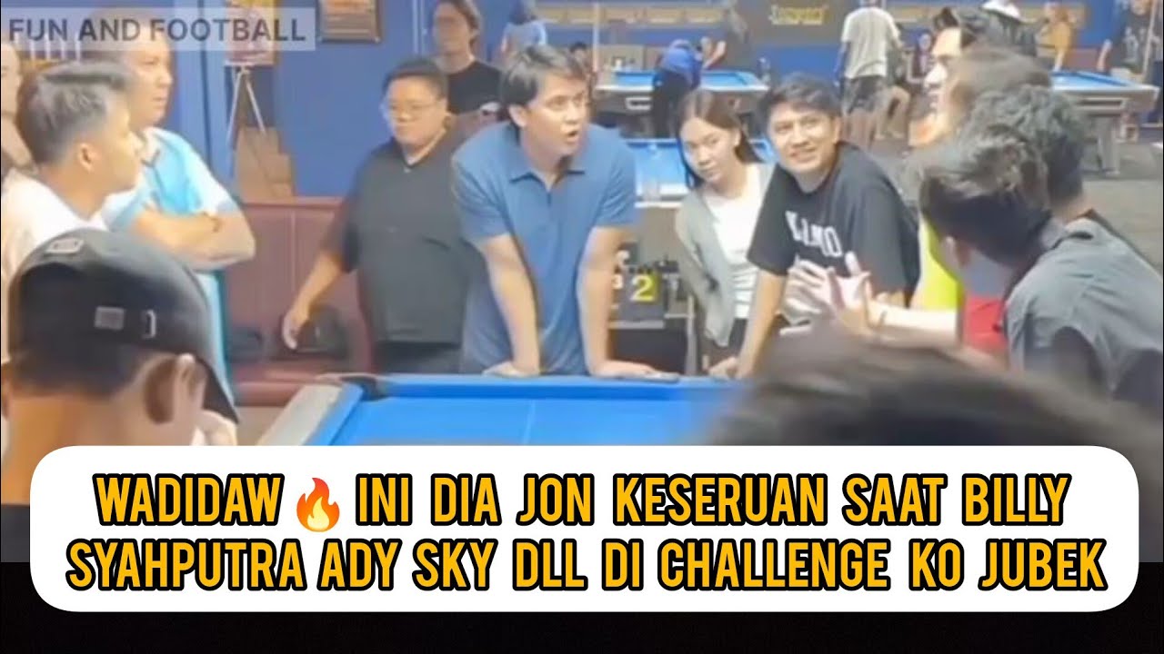 Ini Dia🔥Suasana Di jFlower,Saat Billy Syahputra Ady sky dll di tantang ko jubek,dapat puluhan juta😱