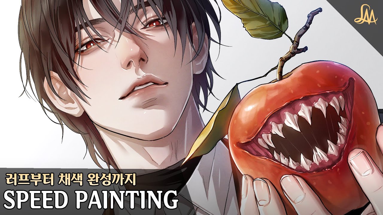 웹툰 채색으로 일러스트 그리기 (셀 채색) [Speedpainting 그림 스피드페인팅]