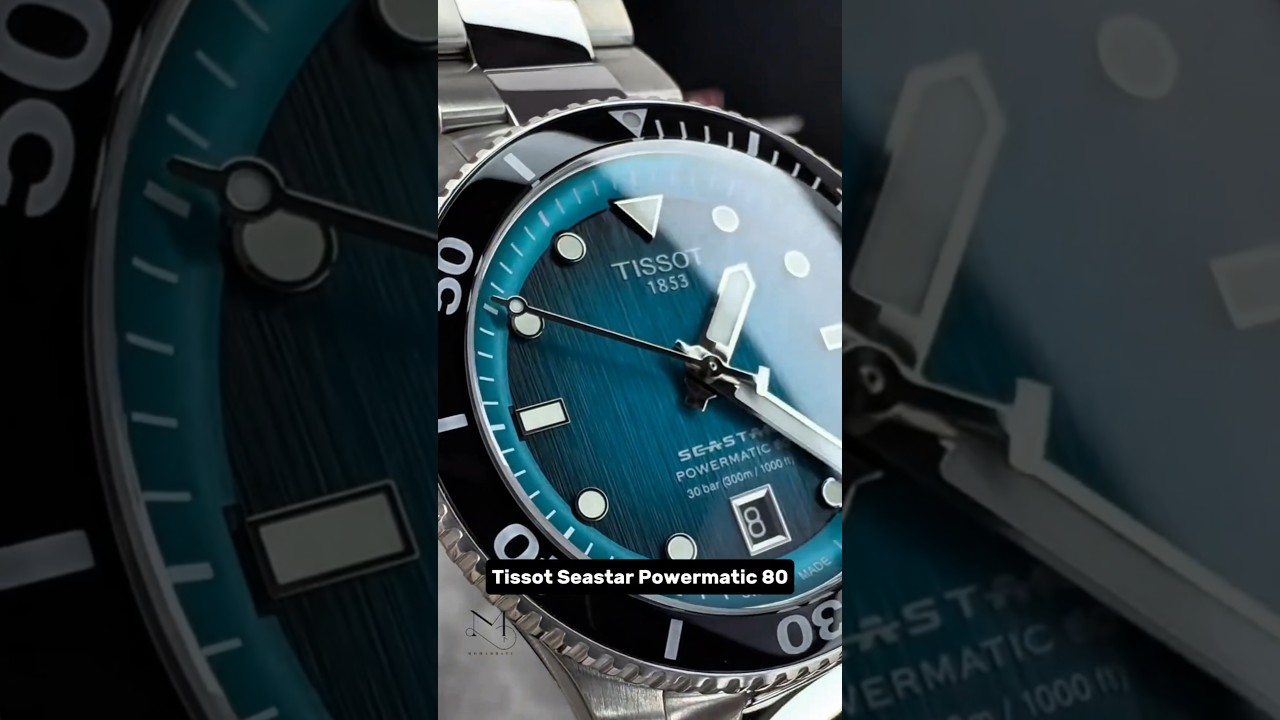 Tissot Seastar Powermatic 80 luxurious men's watch #elegantwatches #luxurywatchesformen #watches