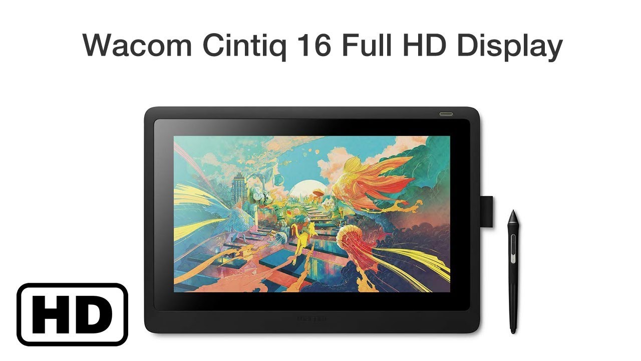 Wacom Cintiq 16 Full 1080 HD Creative Pen Display